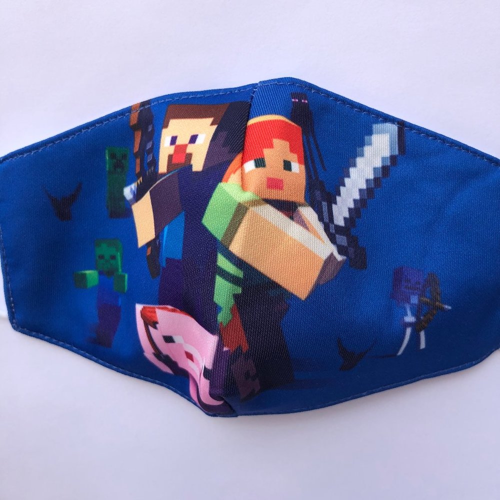 kids face mask Minecraft